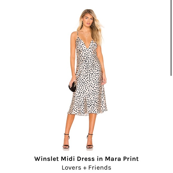 Winslet Midi Dress in Mara Print -Lovers + Friends - Picture 1 of 1